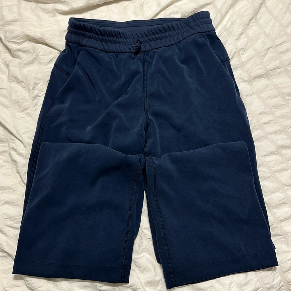 Navy soft stream pants